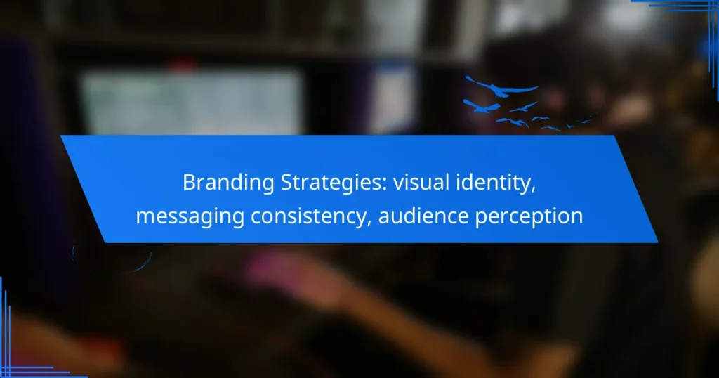 Branding Strategies: visual identity, messaging consistency, audience perception